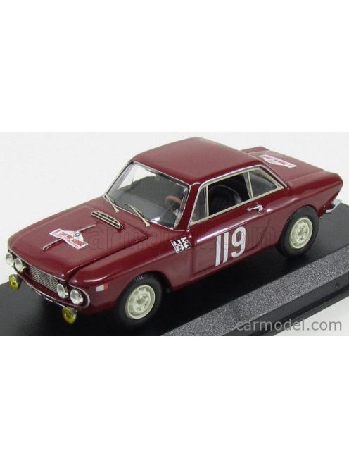 Best-Model - Lancia Fulvia Coupe 1.2 N 119 Rally Tour De Corse 1965 Cella - Gamenara Amaranto Montebello