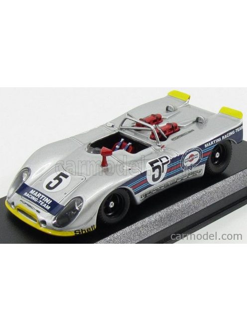 Best-Model - Porsche 908/02 Flunder Spider N 5 Test 1000Km Nurburgring 1971 Von Hohenzollem - Von Bayern Silver