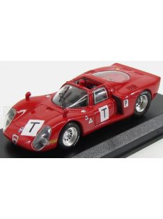   Best-Model - ALFA ROMEO 33.2 LE MANS TEST 1968 BIANCHI - ZECCOLI - GROSSELIN - TROSCH RED