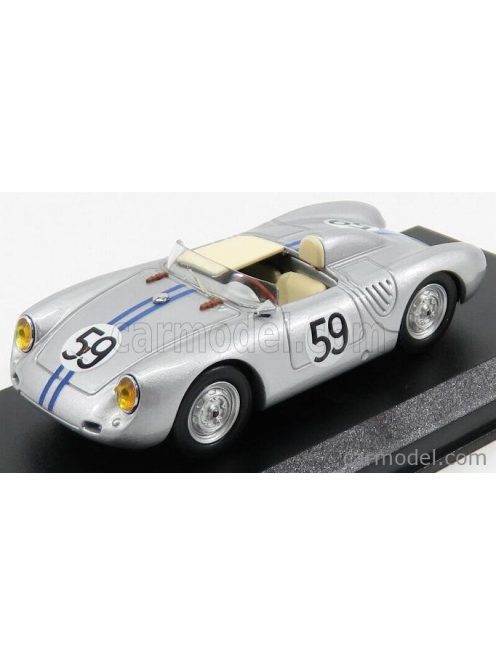 Best-Model - Porsche 550Rs Spider N 59 24H Le Mans 1958 Schiller - Tot Silver