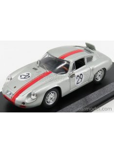   Best-Model - Porsche 356B Carrera  Abarth N 29 1000Km Nurburgring 1963 Rank - Wutherich Silver Red