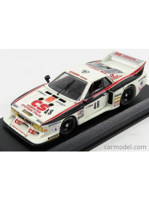 Best-Model - Lancia Beta Montecarlo N 48 6H Silverstone 1982 Castellano - Crawford White Red