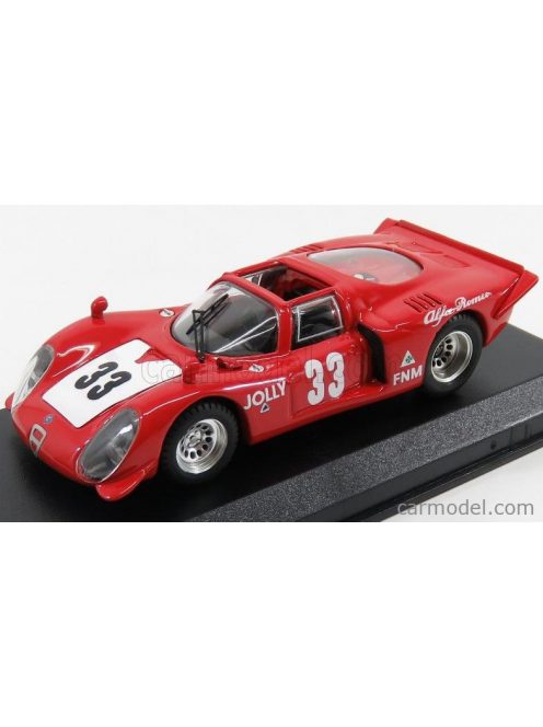 Best-Model - Alfa Romeo 33.2 N 33 Winner 3H Rio De Janeiro 1969 C.Pace Red White