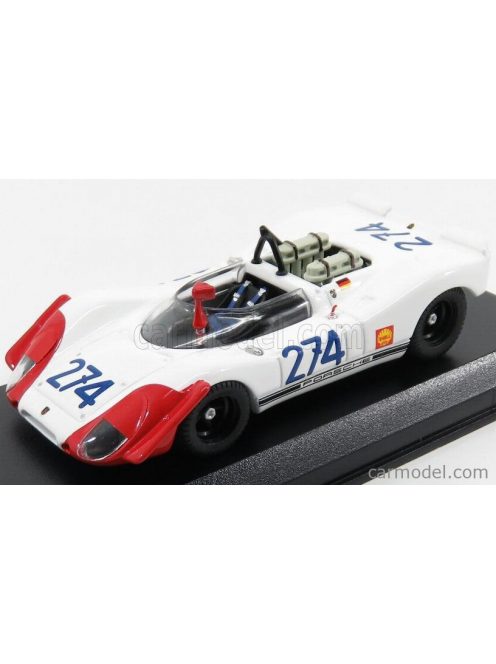 Best-Model - Porsche 908/02 N 274 3Rd Targa Florio 1969 Stommelen - Herrmann White Red