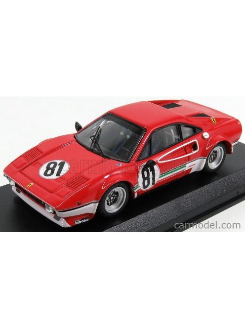 Best-Model - Ferrari 308 Gtb Lm N 81 Benelux Zolder 1976 M.Dantinne Red