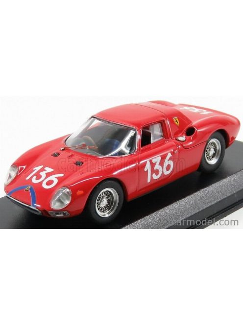 Best-Model - Ferrari 250 Lm N 136 Targa Florio 1965 Nicodemi - Lessona Red