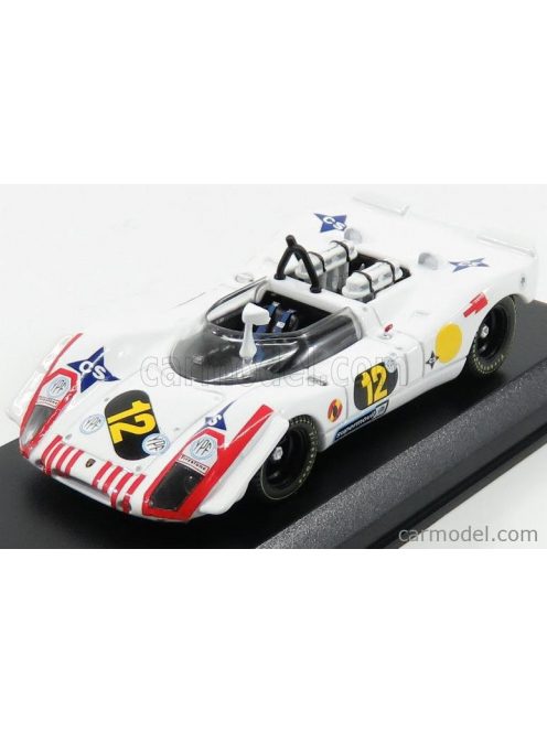 Best-Model - Porsche 908/02 N 12 2Nd 1000Km Buenos Aires 1970 Roig - Rindt White