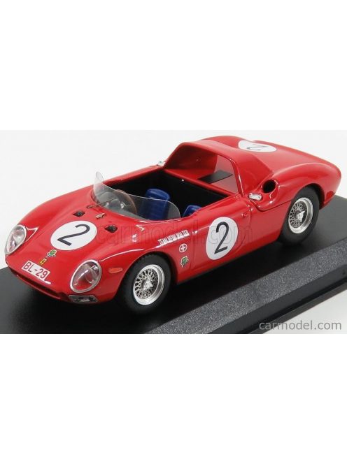 Best-Model - Ferrari 250Lm Spider N 2 Winner Class Pernis Von Tirol Innsbruck 1965 H.Walter Red