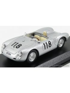   Best-Model - Porsche 550Rs Spider N 118 2Nd Targa Florio 1959 Silver