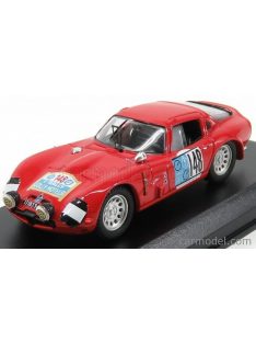   Best-Model - Alfa Romeo Tz2 N 148 Rally Pergusa Jolly Hotel 1965 De Adamich - Lini Red