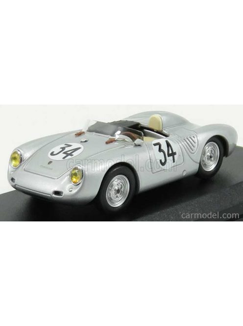 Best-Model - Porsche 550 Rs Spider Team J.P.Colas N 34 24H Le Mans 1958 J.Kerguen - Franc ( J.Dewes ) Silver