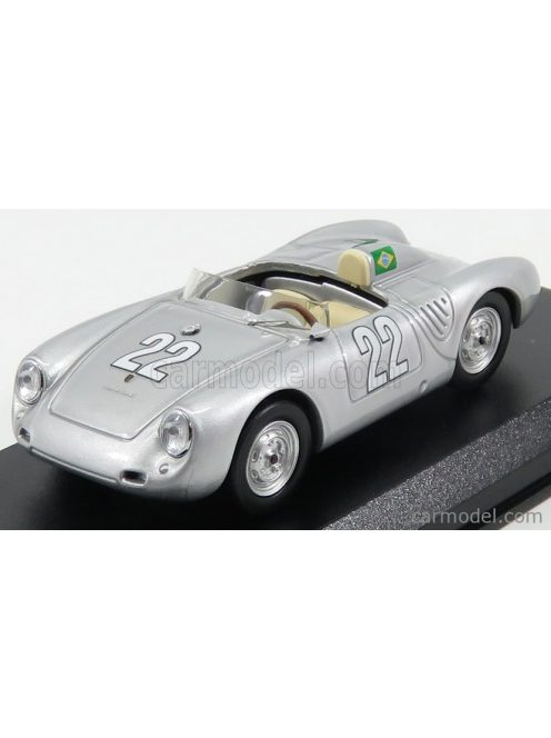 Best-Model - Porsche 550Rs N 22 Winner 10H Messina 1958 Heinz - Strahle Silver