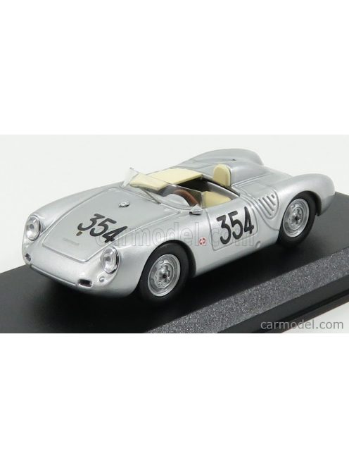 Best-Model - Porsche 550Rs Spider N 354 Mille Miglia 1957 Heinz Schiller Silver