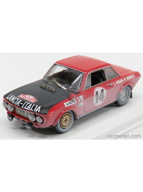 Best-Model - Lancia Fulvia 1.6 Hf N 14 Winner Rally Di Montecarlo 1972 S.Munari - M.Mannucci Red Black