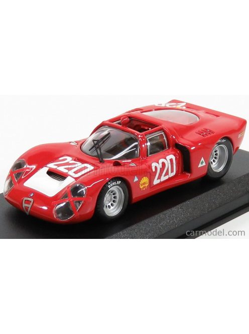 Best-Model - Alfa Romeo 33.2 N 220 Targa Florio 1968 Vaccarella - Schutz Red