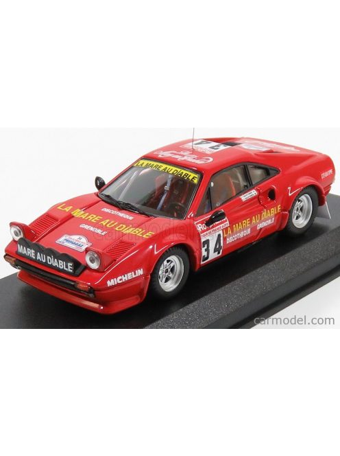 Best-Model - Ferrari 308 Gtb Gr.4 N 34 Tour De France 1983 Gauthier - Gauthier Red