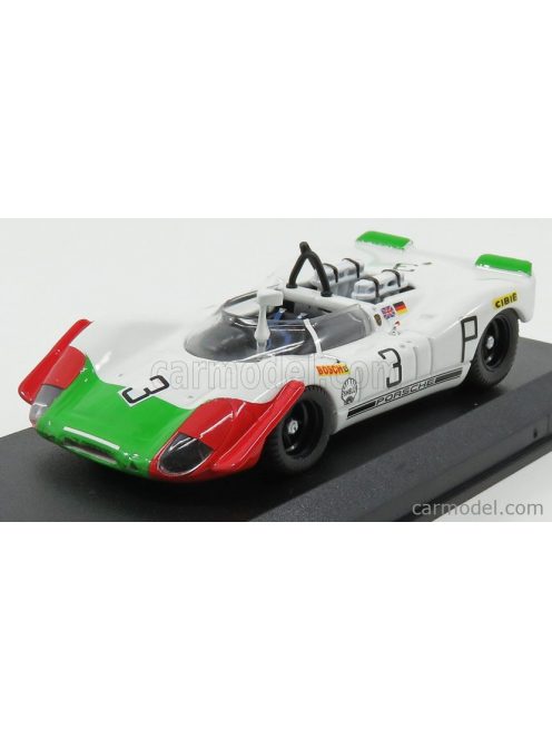 Best-Model - Porsche 908/02 N 3 3Rd 1000Km Nurburgring 1969 Elford - Ahre White Green Red