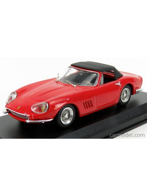 Best-Model - Ferrari 275 Gtb/4 Nart Spider Closed 1967 Red Black