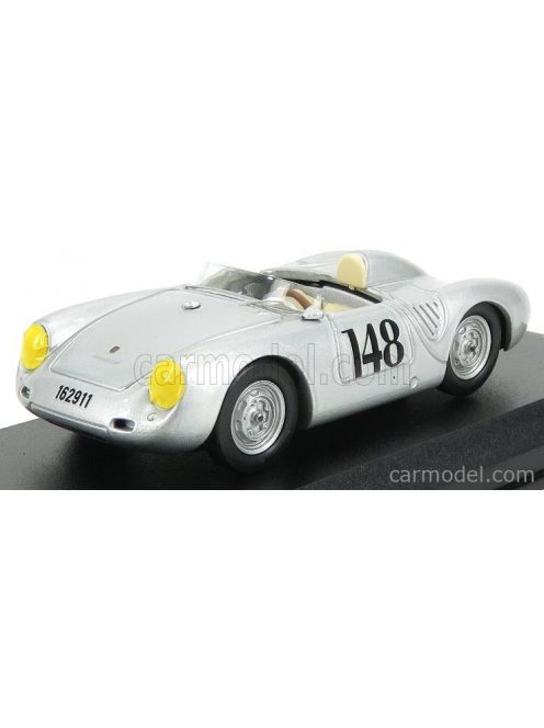 Best-Model - Porsche 550Rs N 148 2Nd Aosta- Gran San Bernardo 1957 Wolfgang Von Trips Silver