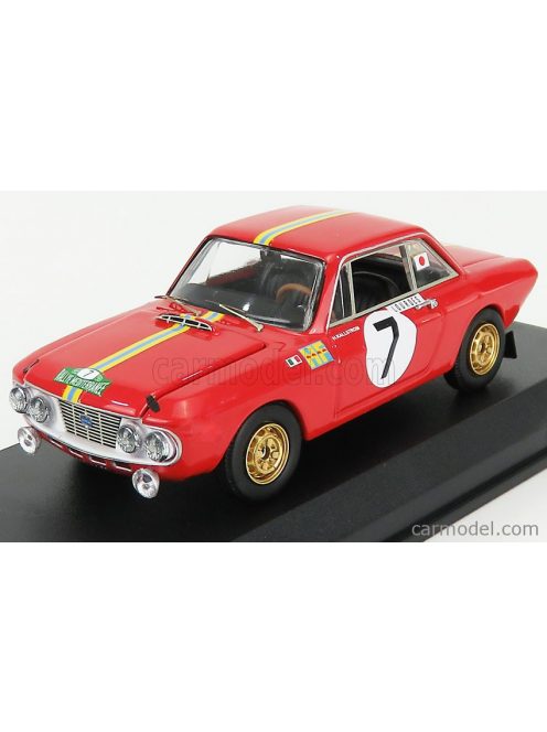 Best-Model - Lancia Fulvia Hf 1.3 Coupe N 7 Winner Rally Mediterranee 1969 H.Kallstrom - J.Gunnar Red