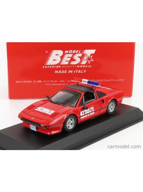 Best-Model - Ferrari 308 Gts Official Safety Car F1 Monaco Gp 1984 Red