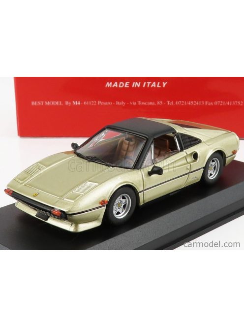 Best-Model - Ferrari 308 Gts Spider Closed Usa Version 1978 - Personal Car James Coburn Gold