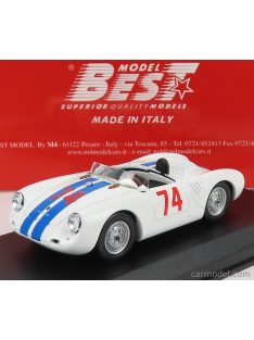   Best-Model - Porsche 550 Rs Spider N 74 Nassau Memorial Trophy Race 1958 D.Sesslar White Blue