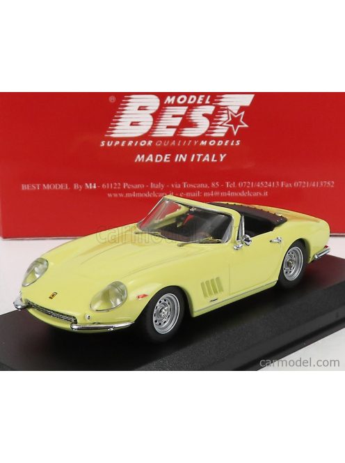 Best-Model - Ferrari 275 Gtb/4 Nart Spider 1967 Yellow