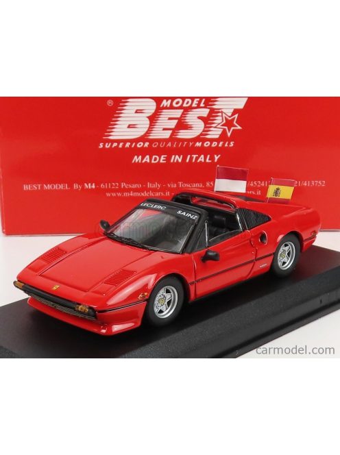 Best-Model - Ferrari 308 Gts 1982 - F1 Parade Mexico Gp 2020 C.Sainz - C.Leclerc Red