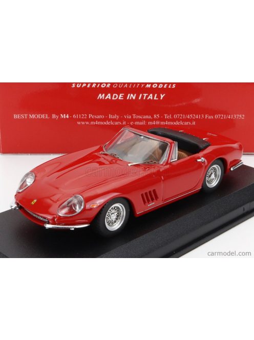 Best-Model - Ferrari 275 Gtb/4 Nart Spider 1967 Red