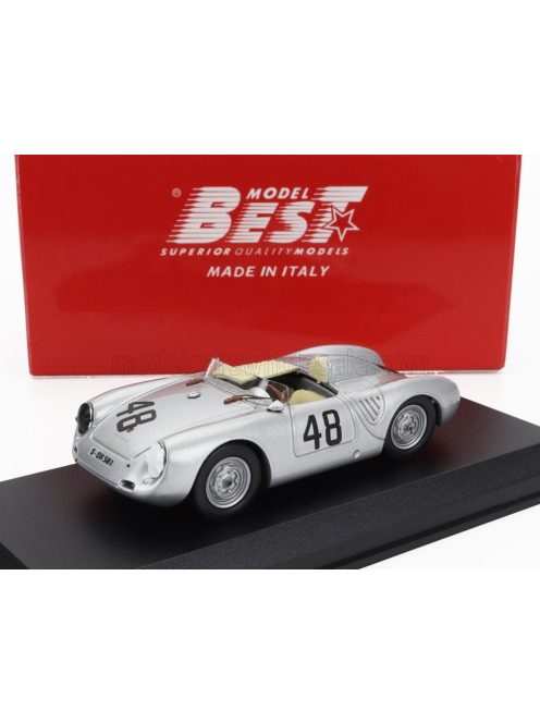 Best-Model - PORSCHE 550RS SPIDER N 48 1000km BUENOS AIRES 1958 STIRLING MOSS - JEAN BEHRA SILVER