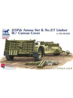 Bronco Models - 25pdr Ammo set&No.27 Limber w/CanvasCove