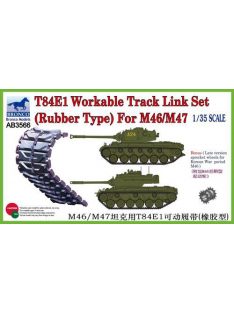   Bronco Models - T-84E1 Workable Track Link Set(RubberTyp for M46/M47