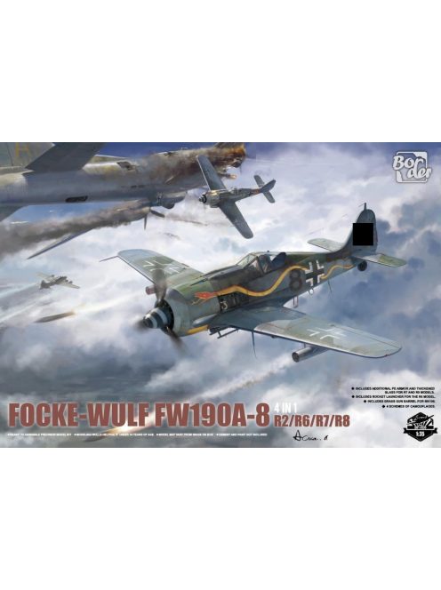 Border Model - Focke-Wulf Fw190A-8 R2/R6/R7/R8 (4 in 1)