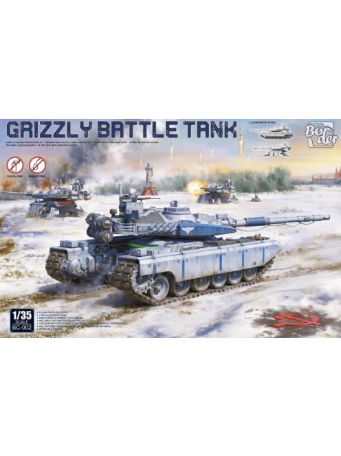 Border Model - 1:35 Grizzly Battle Tank