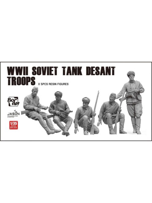 Border Model - WW2 Soviet Tank Desant Troops