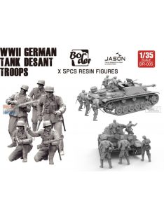   Border Model - 1/35 WWII German Tank Desant Troops - Border Model