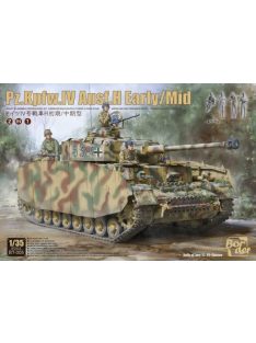 Border Model - Panzer IV Ausf H Early Mid With Figures