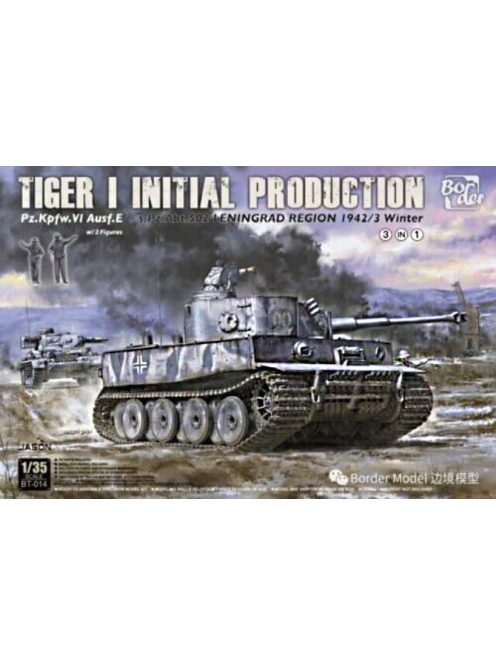 Border Model - Tiger I Initial Production S.Pz.Abt.502 Leningrad Region 1942/43 Winter