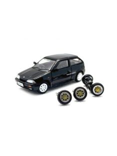   Bm-Creations - 1:64 1989 Suzuki Swift Rhd With Extra Wheels, Black