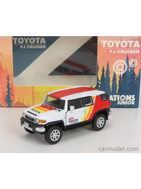 Bm-Creations - Toyota Fj Cruiser Lhd 2015 White Red Orange