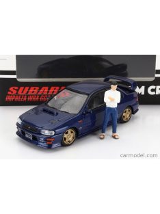   Bm-Creations - Subaru Impreza Wrx Cg8 Type R With Figure 1999 Blue