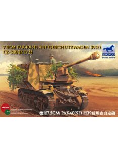 Bronco Models - 7.5cm Pak40(Sf) auf Geschutzwagen 39H(f)