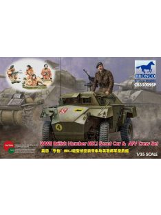   Bronco Models - WWII British Humber MK.I Scout Car & AFV Crew Set