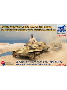   Bronco Models - Carro Armato L35/c(C.V.33/II Serie)Fitte with the Swiss"Solothurn"S18-1100
