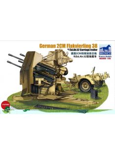 Bronco Models - German 2cm Flakvierling 38 w/trailer