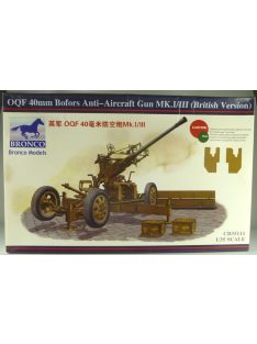 Bronco Models - OQF 40mm Bofors Anti-aircraft Gun(Britis