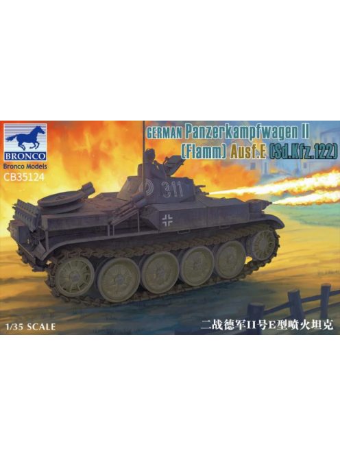 Bronco Models - German Panzerkampfwagen II Flamm Ausf. E (Sd.Kfz. 122)