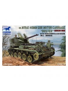   Bronco Models - US M19A1 Twin 400mm Gun Motor Carriage Korean War