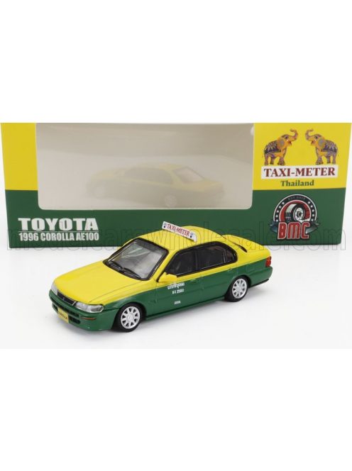 BM-Creations - TOYOTA COROLLA AE100 THAILAND TAXI 1996 YELLOW GREEN